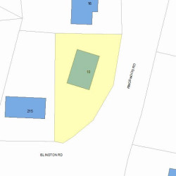 10 Kingswood Rd, Newton MA  02466-1013 plot plan